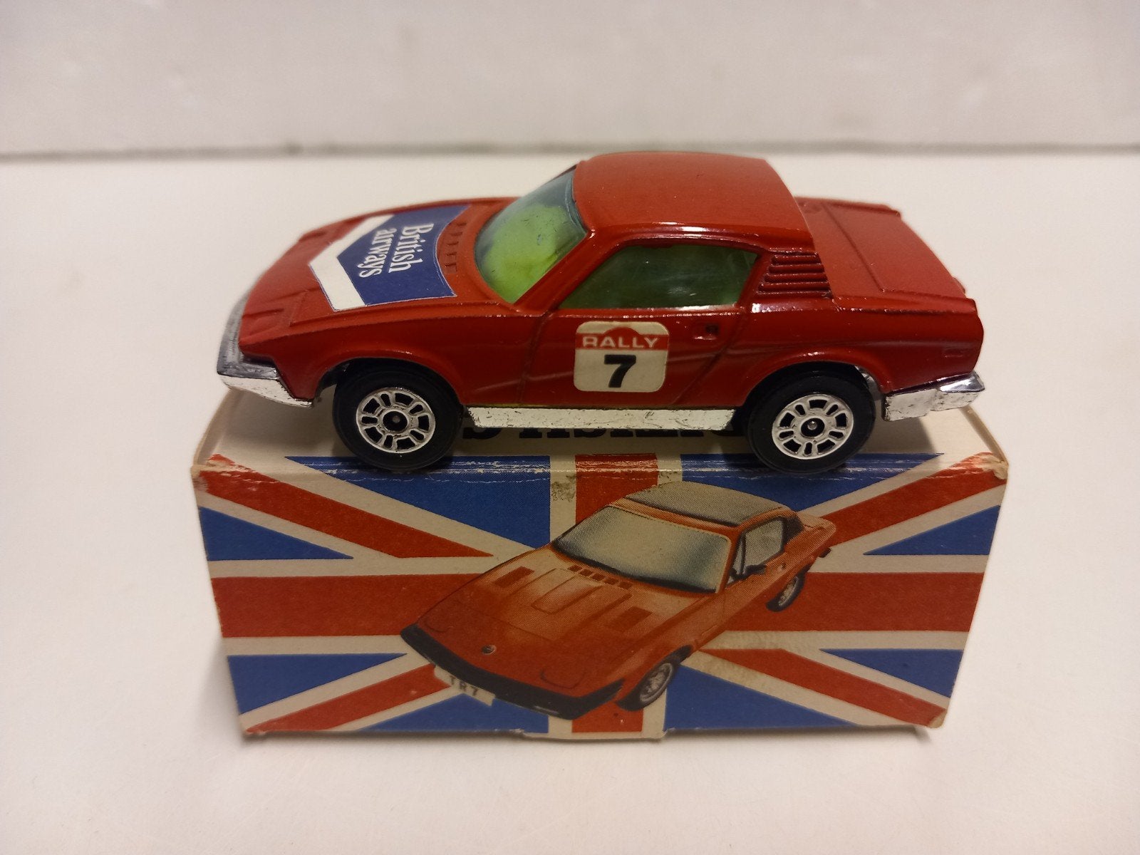 vintage Corgi Toys Triumph TR7 British Airways 3INCH, Ophalen of Verzenden, Zo goed als nieuw, Auto