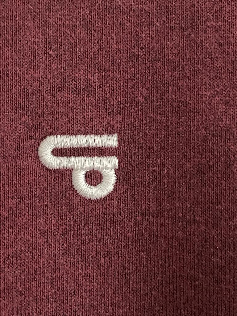 TITUS skateboarding hoodie burgundy bordeauxrood maat S, Overige kleuren, Ophalen of Verzenden, Titus, Gedragen