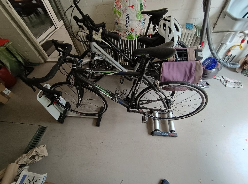 Racefiets + systeem rollerbanden - voor binnen en buiten!, Overige merken, Gebruikt, Aluminium, Ophalen of Verzenden