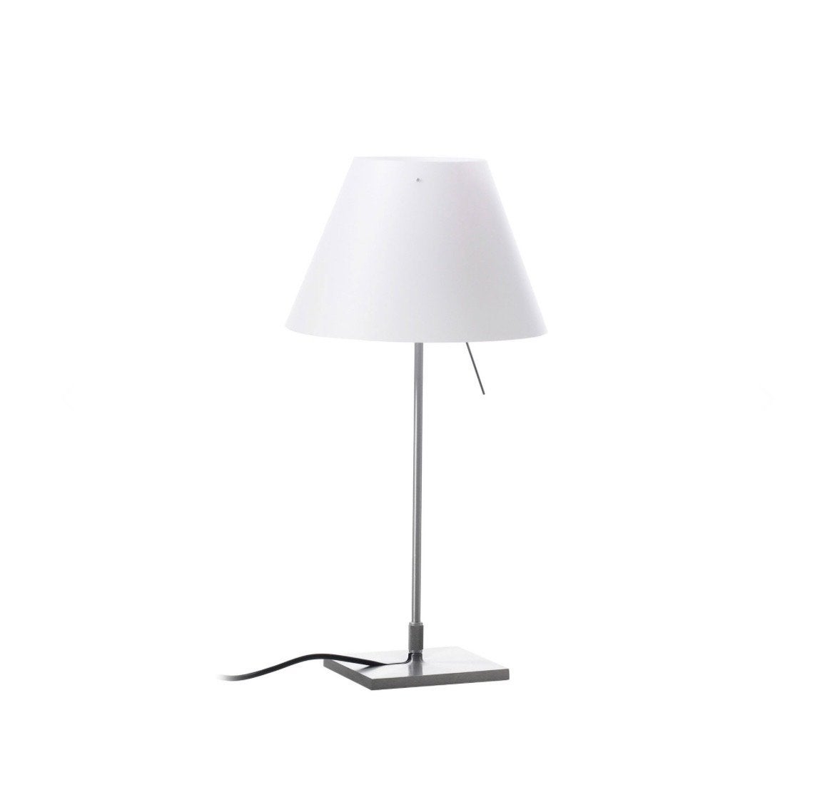 Luceplan Constanzina tafellamp, Ophalen, Met schakelaar, E14 (klein), Wit