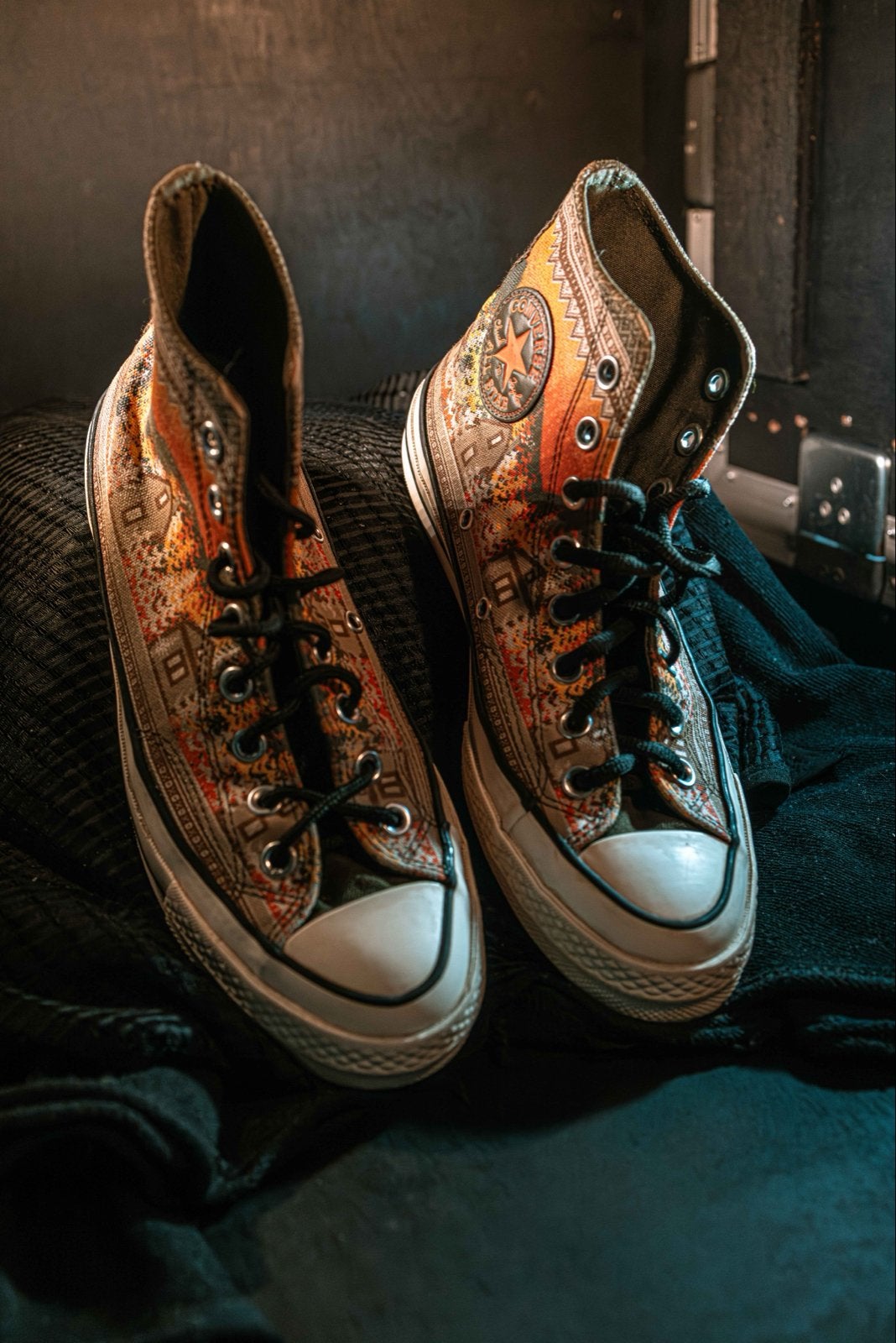 Rare Converse Chuck 70 High "Holiday Sweater Orange" ( 39.5), Ophalen of Verzenden, Zo goed als nieuw, Oranje, Sneakers of Gympen