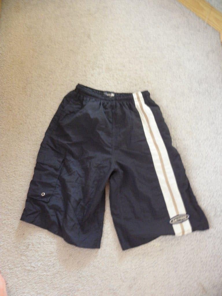 Blauw zwem short bermuda broek SALTY DOG mt L = 152 prima, Gebruikt, Sport- of Zwemkleding, Ophalen of Verzenden, Salty Dog