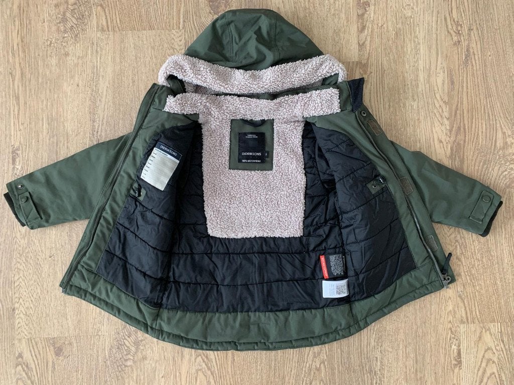 Didriksons winterjas maat 110 – 100% waterdicht StormSystem, Kinderen en Baby's, Jongen of Meisje, Ophalen of Verzenden, Zo goed als nieuw
