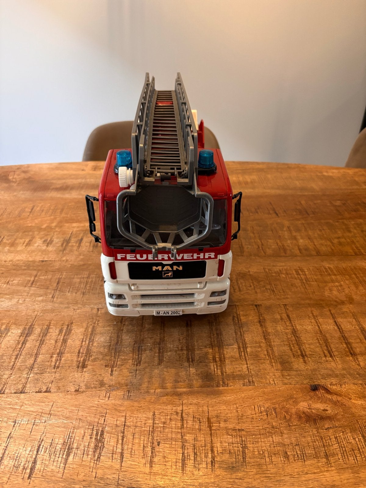 Bruder MAN Ladderwagen (Brandweer), Ophalen, Gebruikt