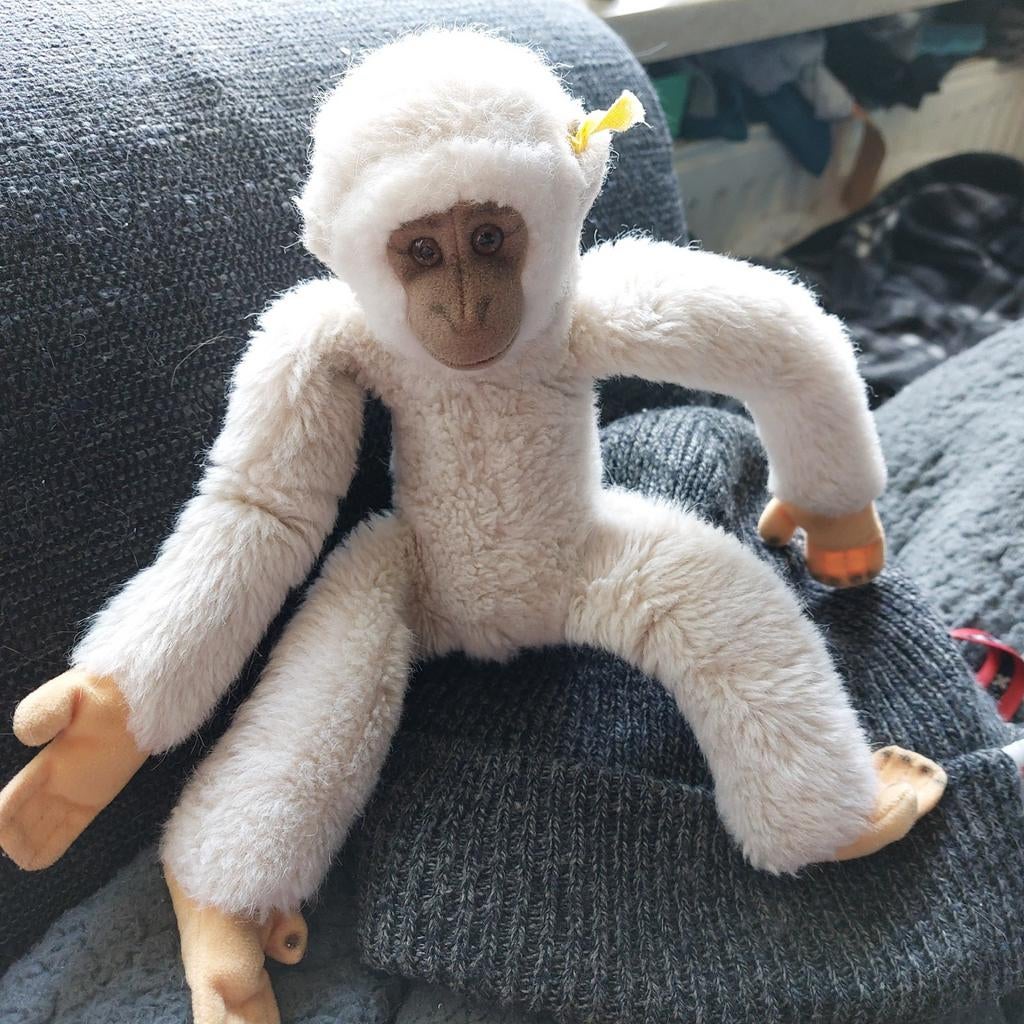 Steiff aapje jaren 60/70 (28cm lang)Z.g.a.n., Ophalen of Verzenden