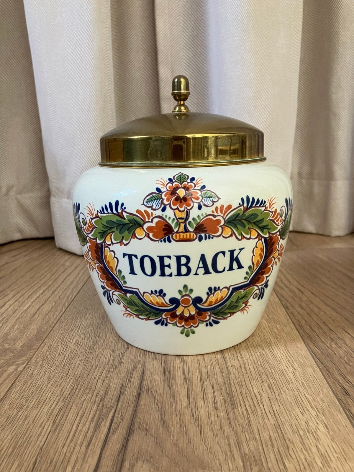 Polychroom Zenith Gouda toeback pot, Antiek en Kunst, Antiek | Keramiek en Aardewerk, Ophalen