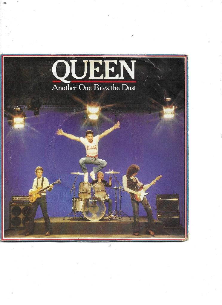 Single Queen - Another one bites the dust, Ophalen of Verzenden, Gebruikt, 7 inch, Pop