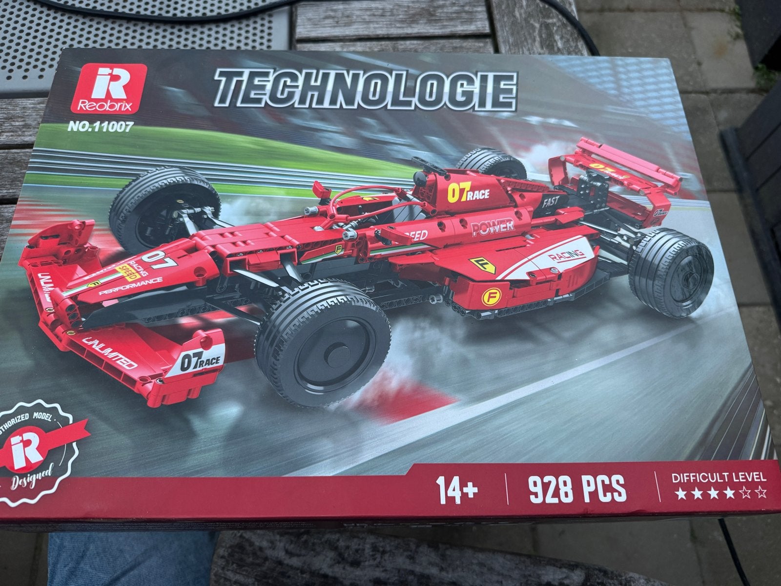 Reobrix Formule 1 Raceauto Bouwpakket - 928 Stuks, Kinderen en Baby's, Speelgoed | Duplo en Lego, Compleet, Overige thema's, Ophalen of Verzenden