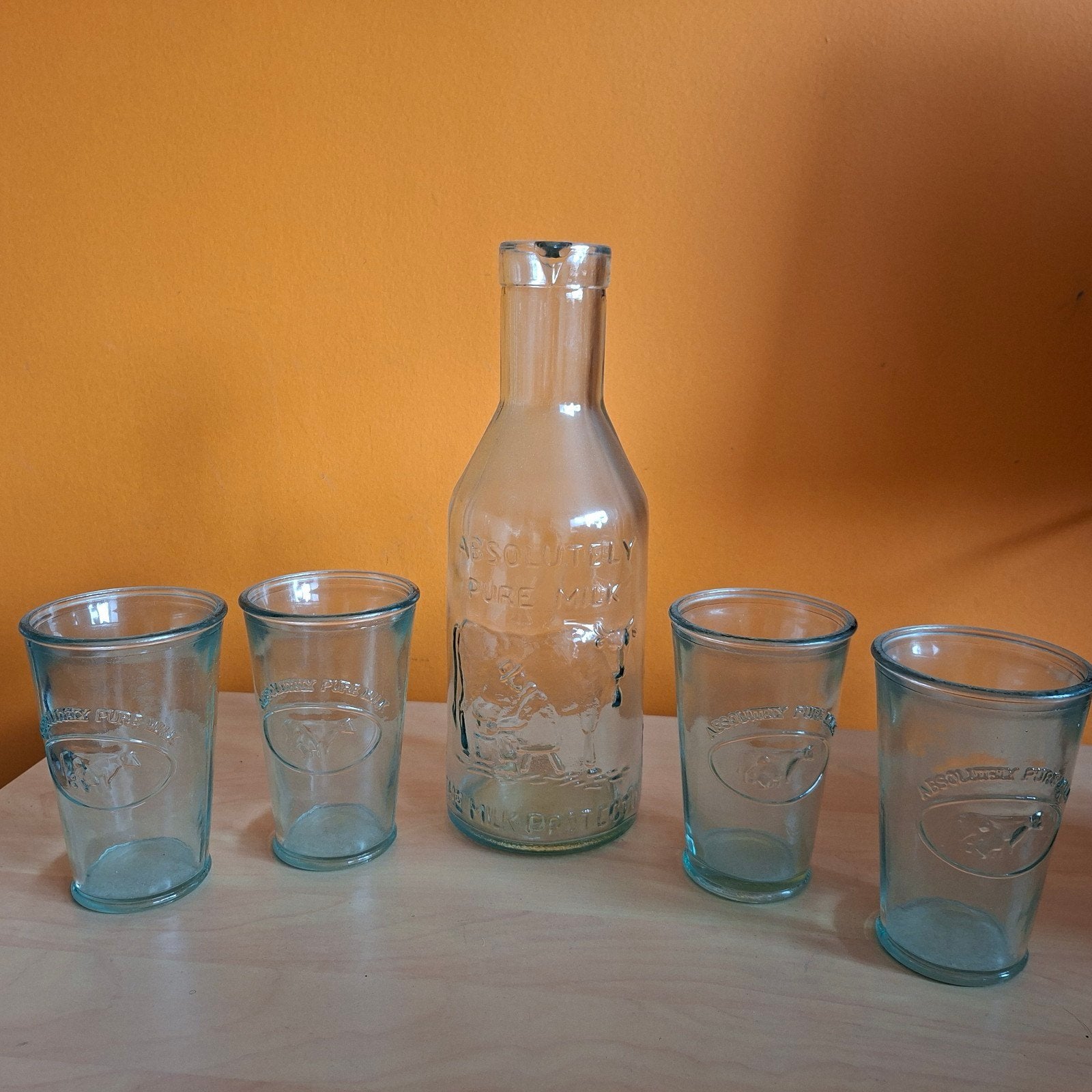 Nieuwe karaf en 4 glazen, Glas of Glazen, Nieuw, Ophalen of Verzenden, Glas