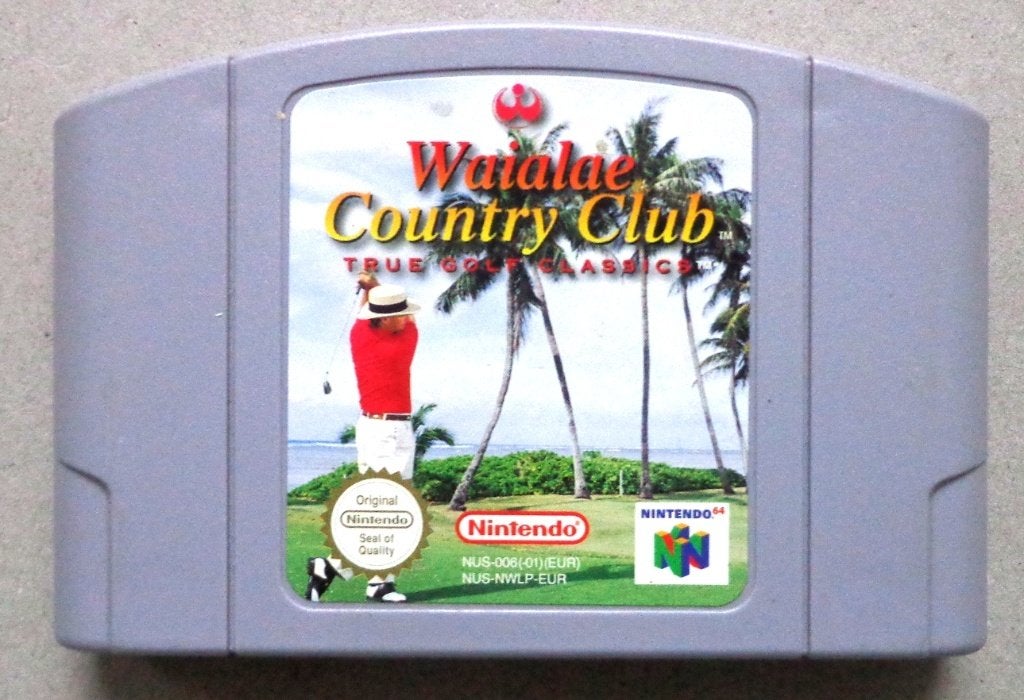 Waialae Country Club True Golf Classics voor de Nintendo 64, Gebruikt, 1 speler, Ophalen of Verzenden, Vanaf 3 jaar