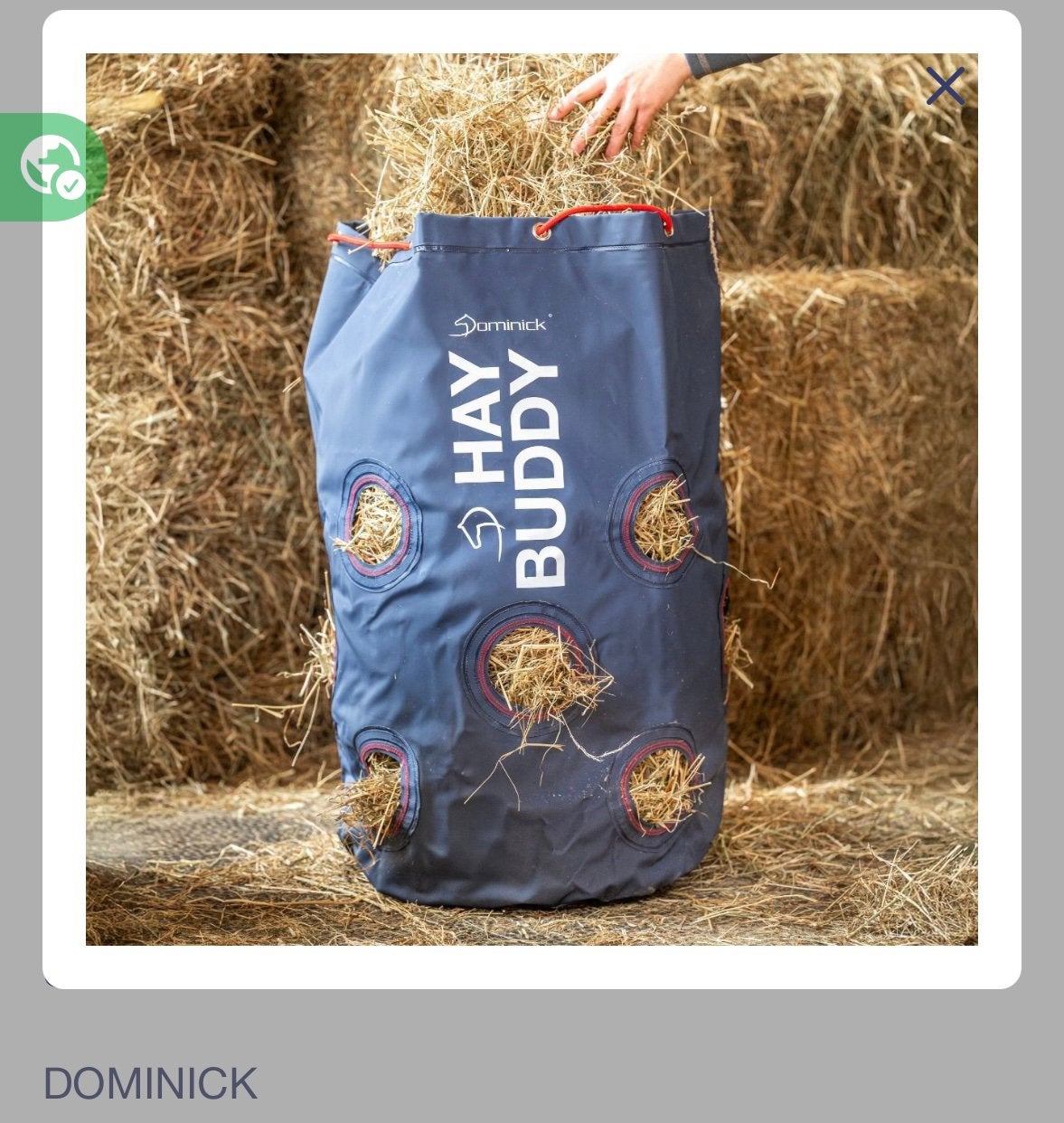 Hooizak “Hay Buddy” slowfeeder - Dominick, Ophalen of Verzenden, Zo goed als nieuw