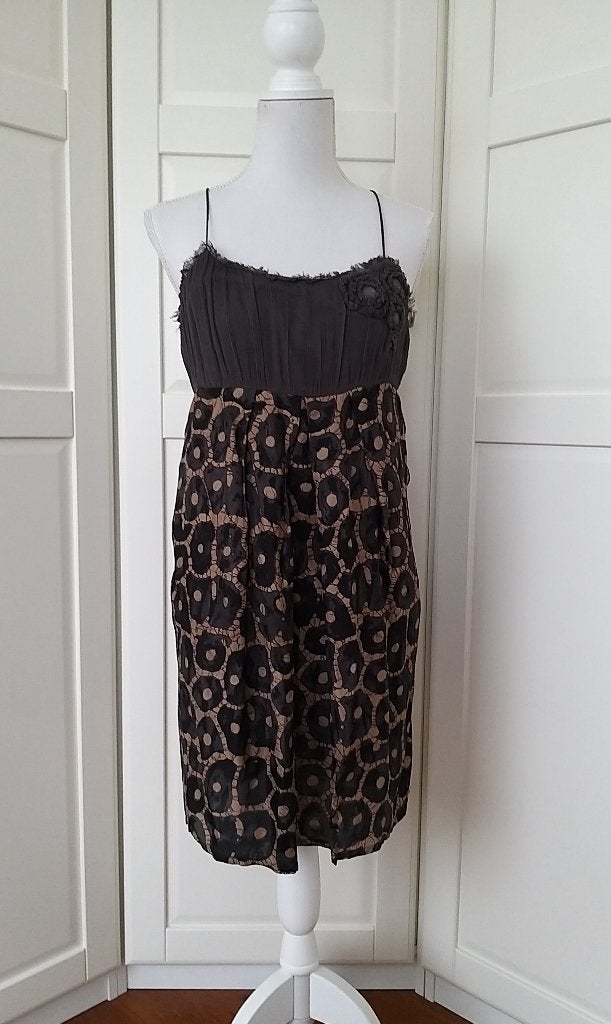 DIDI grijze mouwloze print mini jurk, maat S, Kleding | Dames, Didi, Ophalen of Verzenden, Maat 36 (S), Grijs