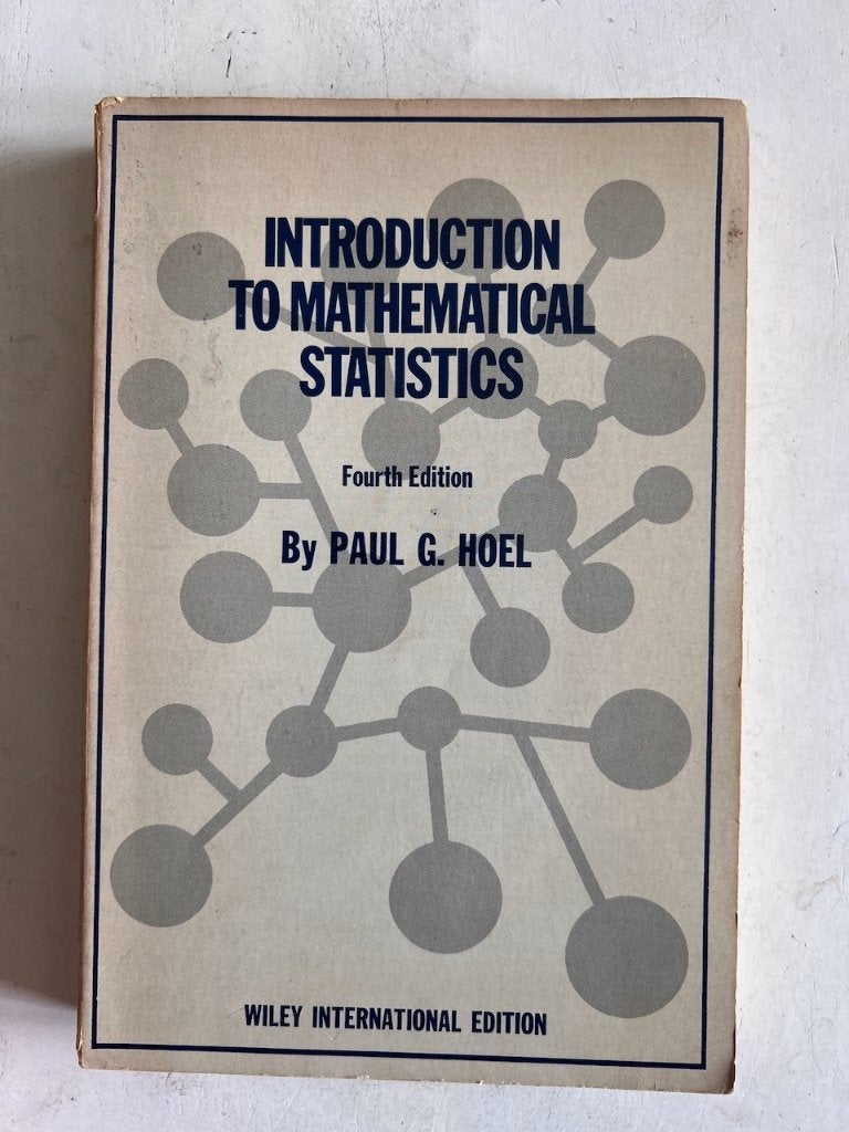 Paul G. Hoel: Introduction to mathematical statistics, Ophalen of Verzenden, Gelezen, Paul G. Hoel, Natuurwetenschap