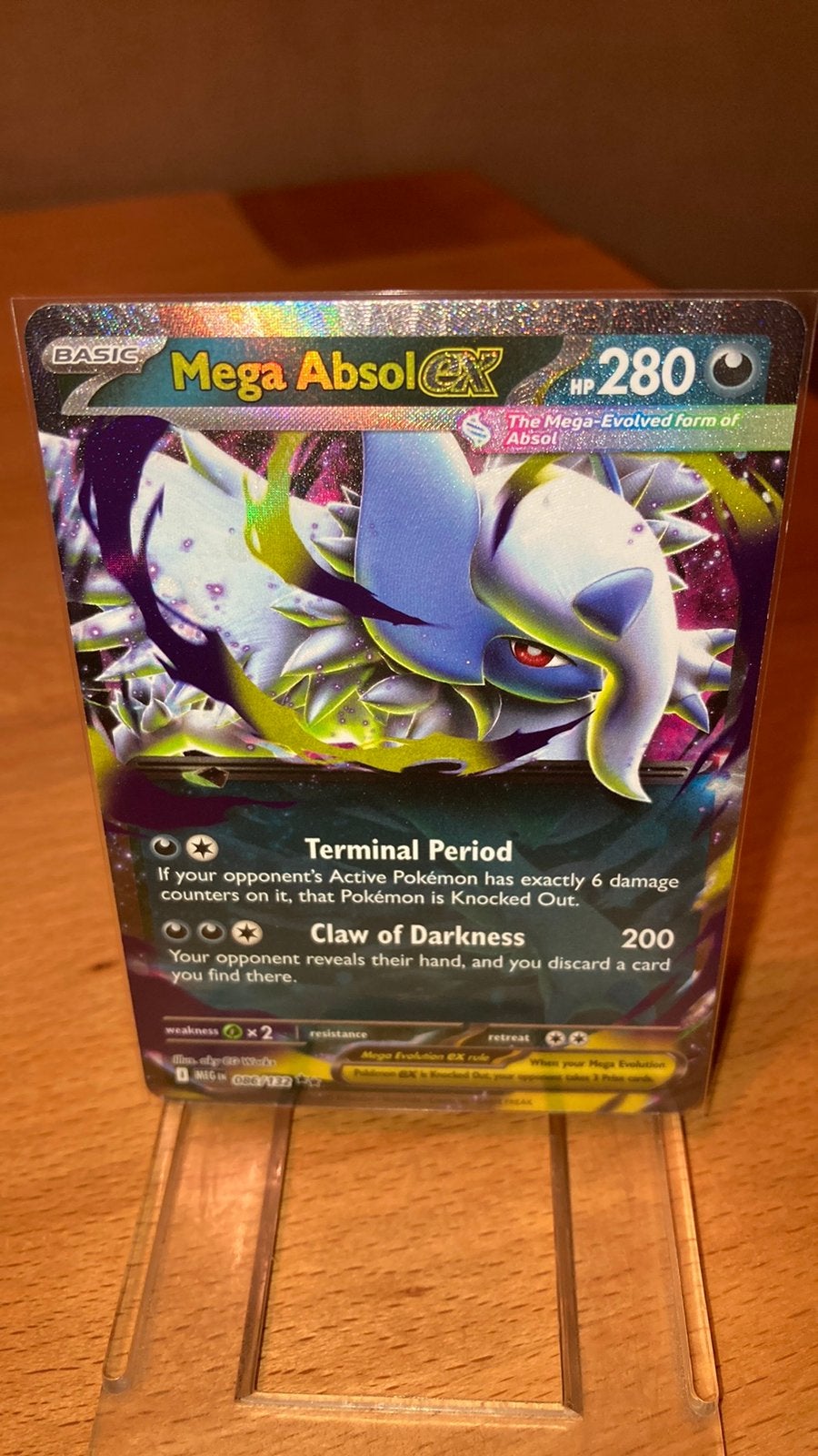 Pokemon Mega Absol Ex 86/132 Mega Evolution 3,00 euro, Ophalen of Verzenden, Zo goed als nieuw