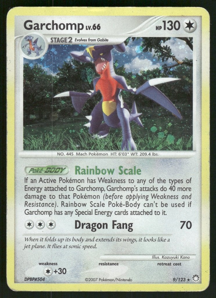 Garchomp 9/123 - Mysterious Treasures (Good), Verzenden, Gebruikt