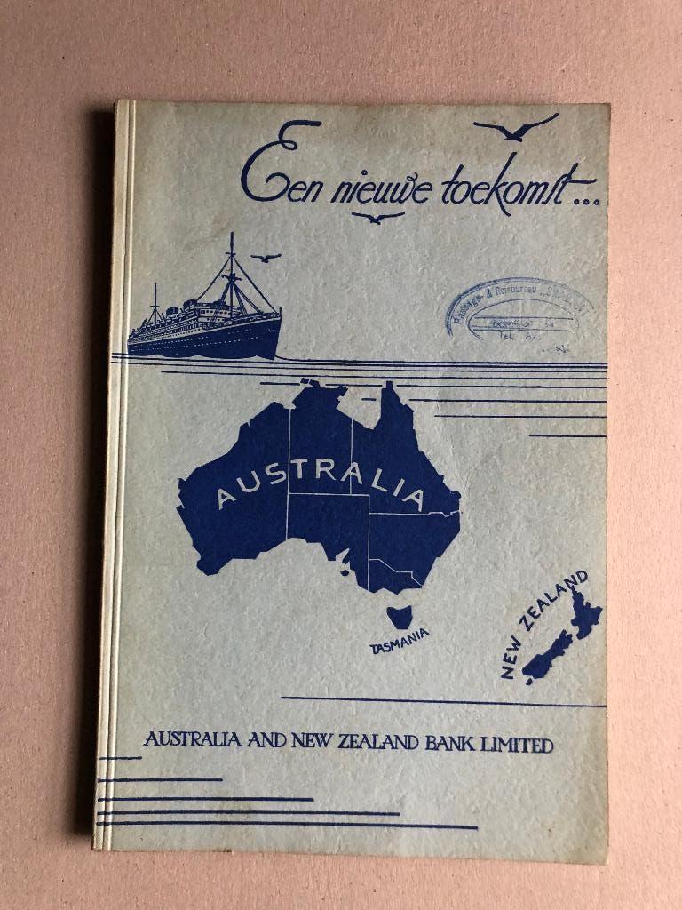 Een Nieuwe Toekomst Australia en New Zeeland 1952, Ophalen of Verzenden, Overige onderwerpen