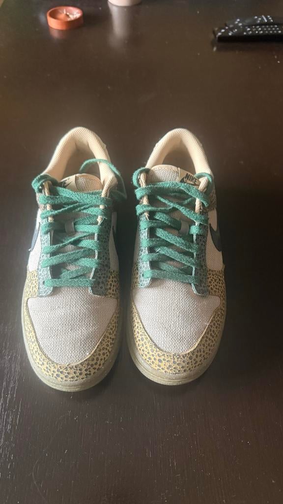 Nike Dunk Low Safari Mix - Maat 42, Kleding | Dames, Schoenen, Ophalen, Overige kleuren, Sneakers of Gympen, Gedragen