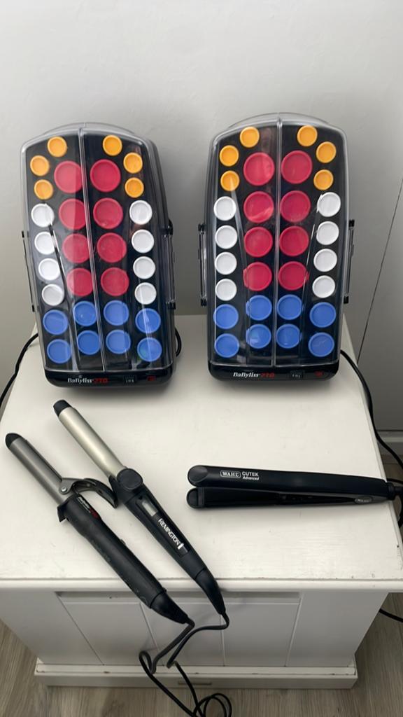 BaByliss 218 Rollers, Remington krultang, Wahl stijltang, Ophalen of Verzenden, Gebruikt, Haarverzorging