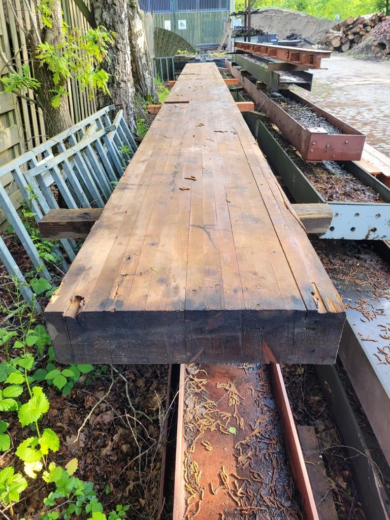 Houten spant., Tuin en Terras, Ophalen, 250 cm of meer, Planken