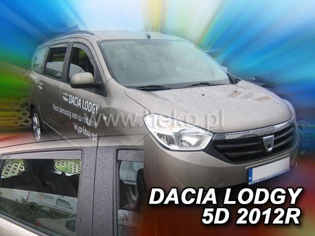 Dacia Lodgy zijwindschermen smoke raamspoilers visors, Ophalen of Verzenden, Nieuw