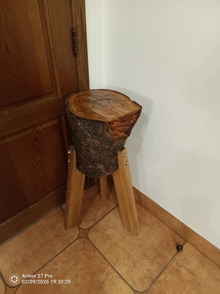 hakblok / kloofblok / bijzettafel / nagelblok ( kerselaar ), Ophalen