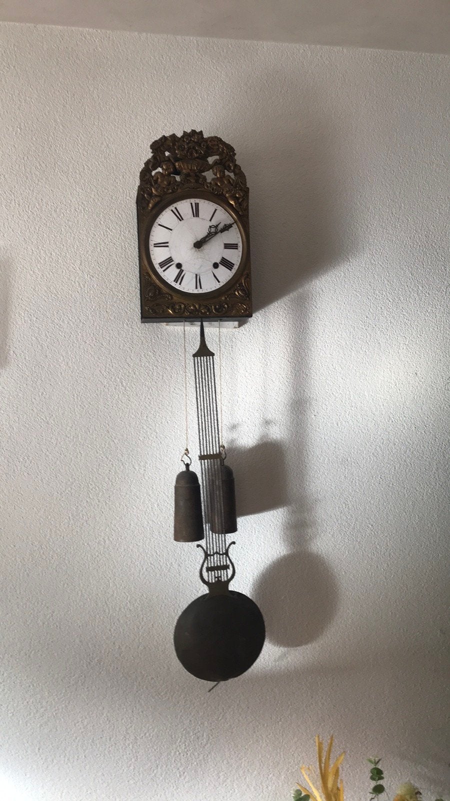 antieke  klok, Ophalen of Verzenden