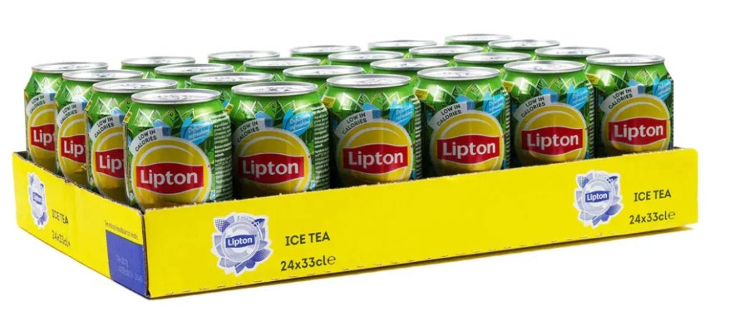 1 tray Lipton ice tea green, Ophalen of Verzenden