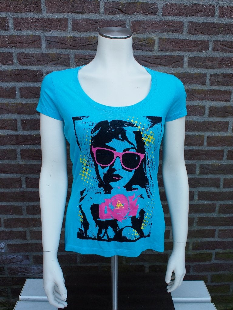 Le Coq Sportif T-Shirt Maat M, Ophalen of Verzenden, Zo goed als nieuw, Maat 38/40 (M), Korte mouw