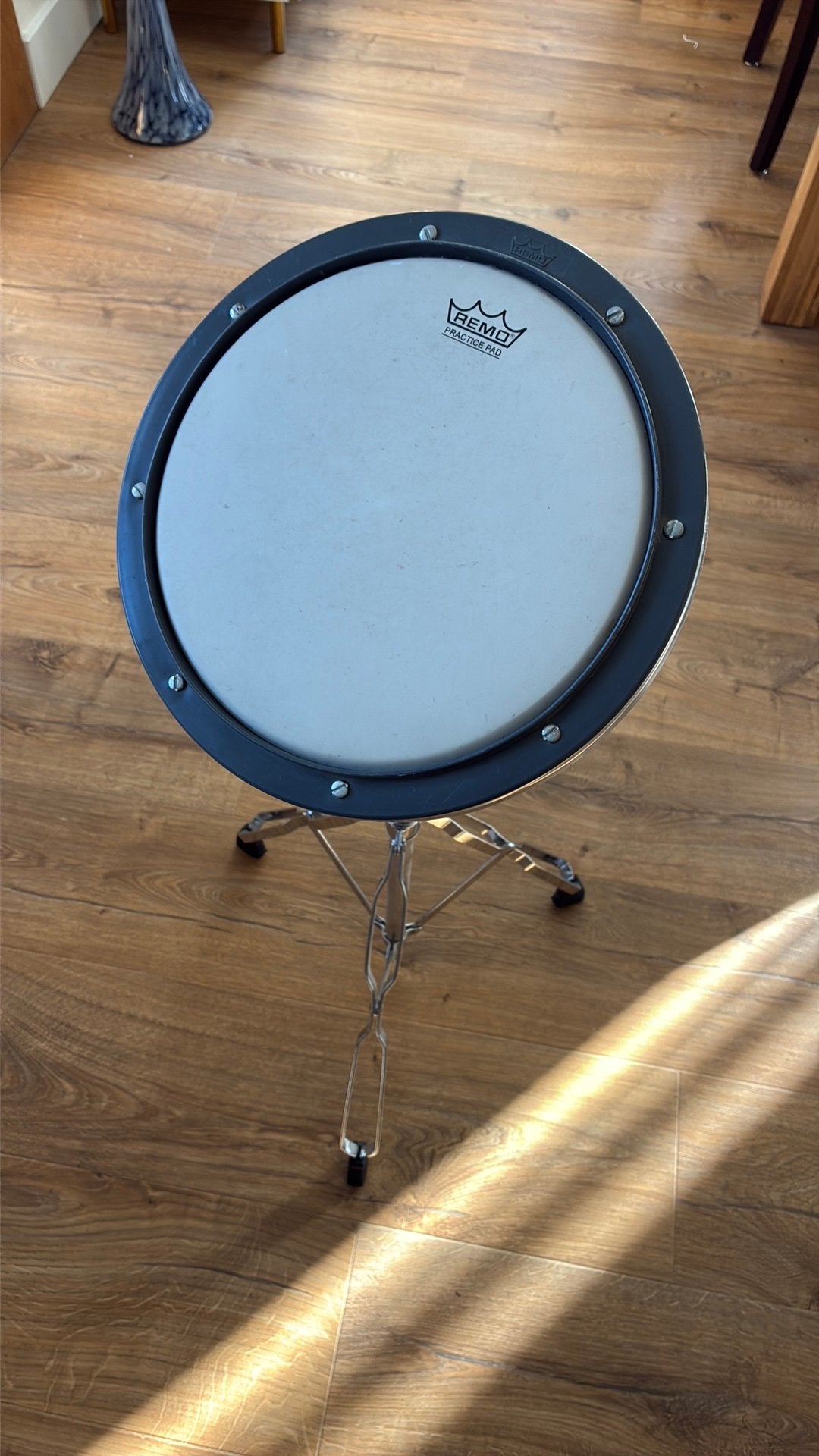 Drum oefenpad Remo practice pad met stokken, Ophalen of Verzenden, Gebruikt, Overige merken