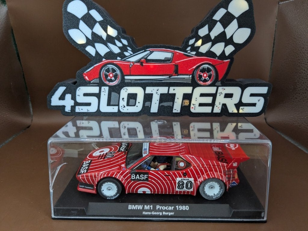 Fly BMW M1 #80 BASF Procar 1980, Ophalen of Verzenden, Nieuw, Elektrisch, Overige merken