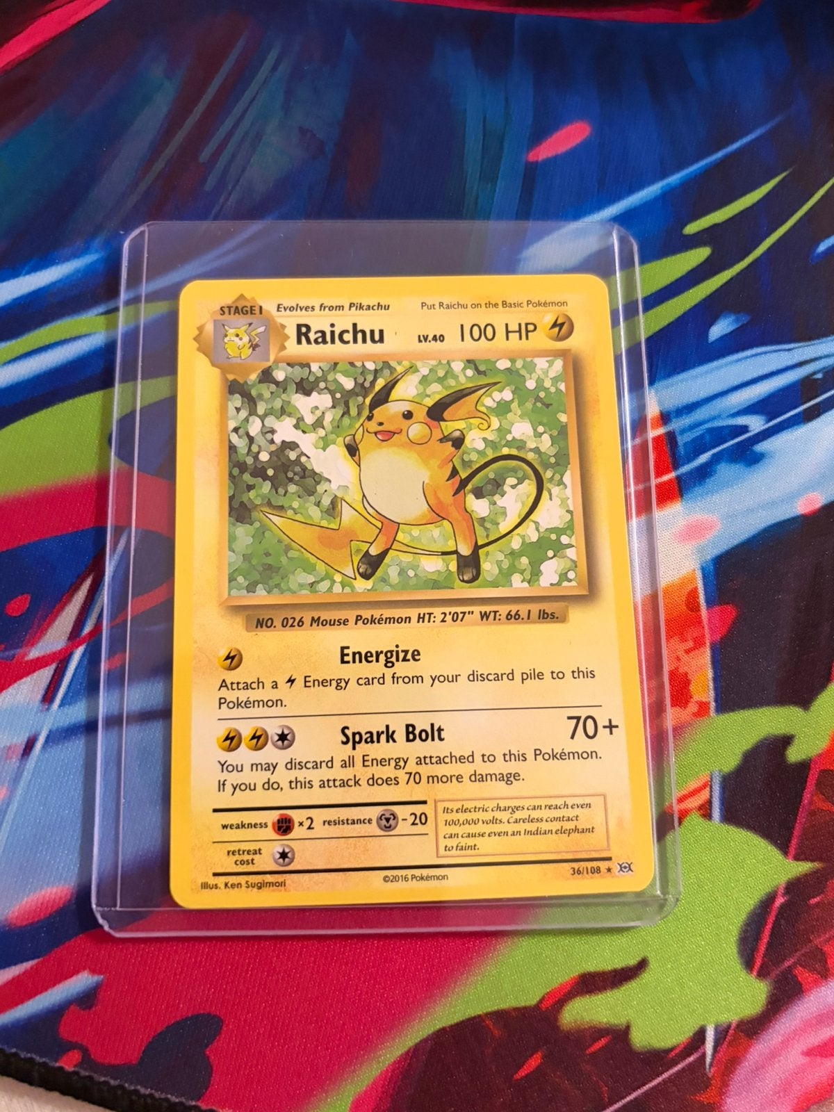 Raichu, Ophalen, Zo goed als nieuw