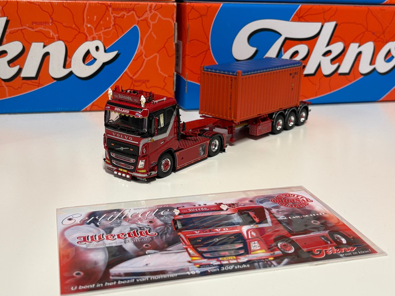 Tekno Weeda Miami Vice, Hobby en Vrije tijd, Modelauto's | 1:50, Ophalen of Verzenden, Zo goed als nieuw, Bus of Vrachtwagen, Tekno