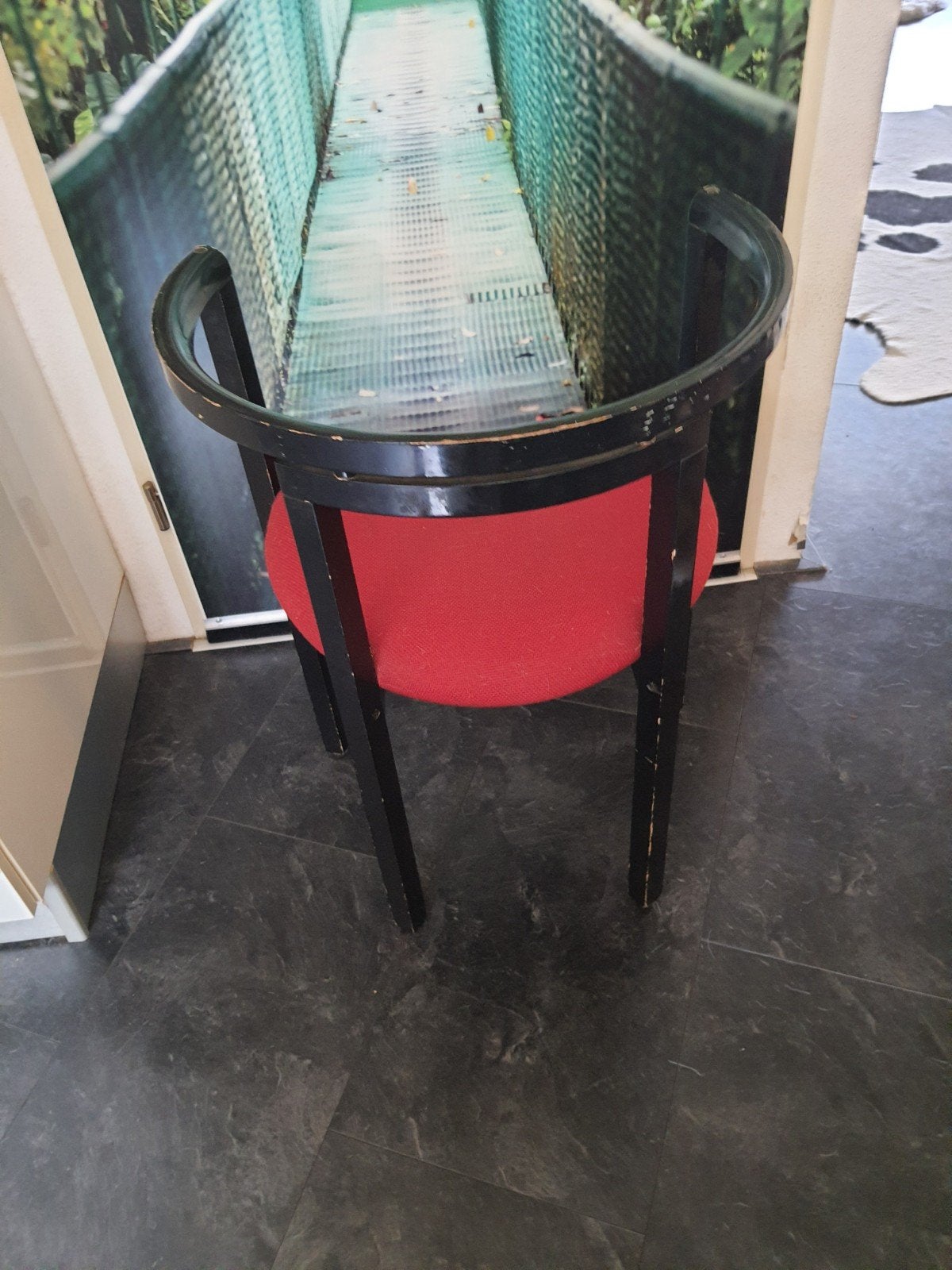 artifor vintage eetkamerstoelen 4x, Ophalen, Gebruikt, Rood, Vier