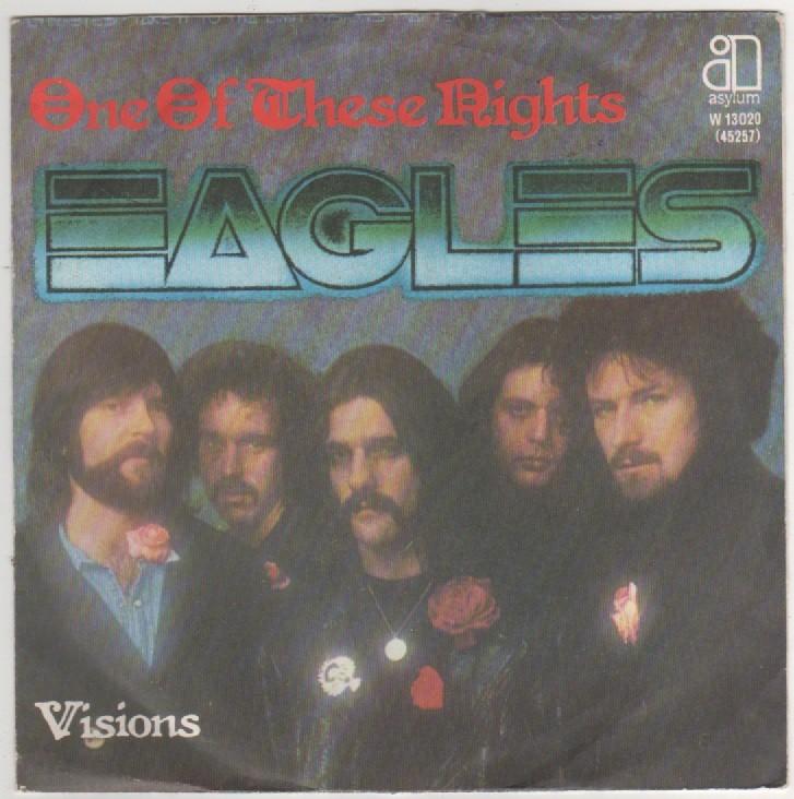 The Eagles- One of these Nights-, Cd's en Dvd's, Vinyl Singles, Gebruikt, Beschermende buitenhoes, Fotohoes, Originele persing