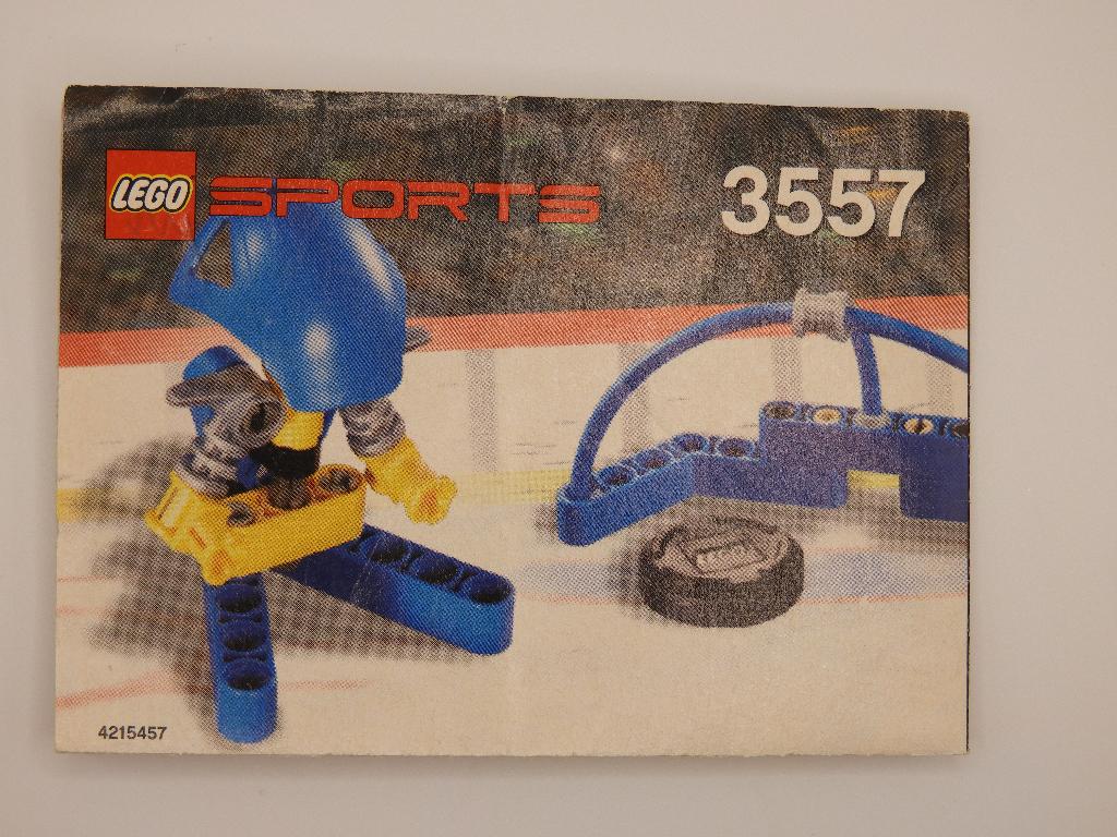 Lego 3557  Blue Player & Goal, Gebruikt, Overige thema's, Lego, Compleet