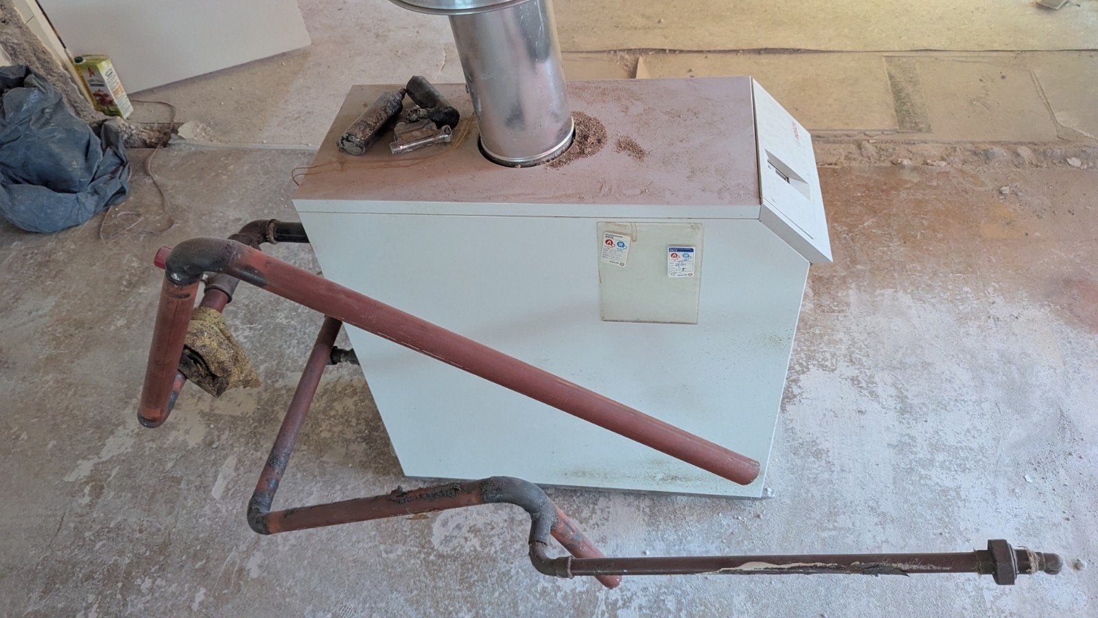 Bosch EHLE 39 CV-ketel - 38.8KW nominaal vermogen, Doe-het-zelf en Verbouw, Verwarming en Radiatoren, Ophalen, Gebruikt, 800 watt of meer