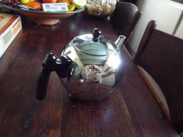 Bredemeijer theepot Duet Bella Ronde 1,2 L dubbelwandigzgan, Ophalen of Verzenden, Zo goed als nieuw, Overige stijlen, Overige typen