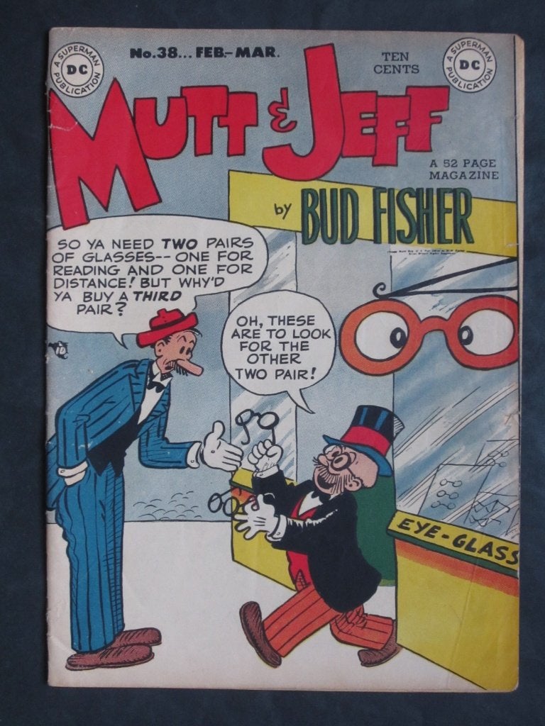 Mutt and Jeff #38 DC 1949 By Bud Fisher, Bud Fisher, Amerika, Verzenden, Gelezen