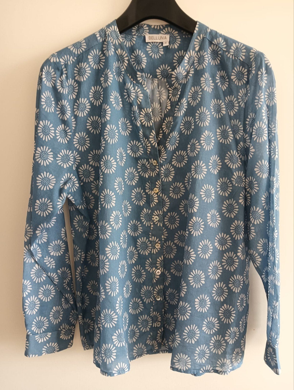 Belluna blouse in maat 40/42 in nieuwstaat, Blauw, Maat 42/44 (L), Ophalen of Verzenden, Rails