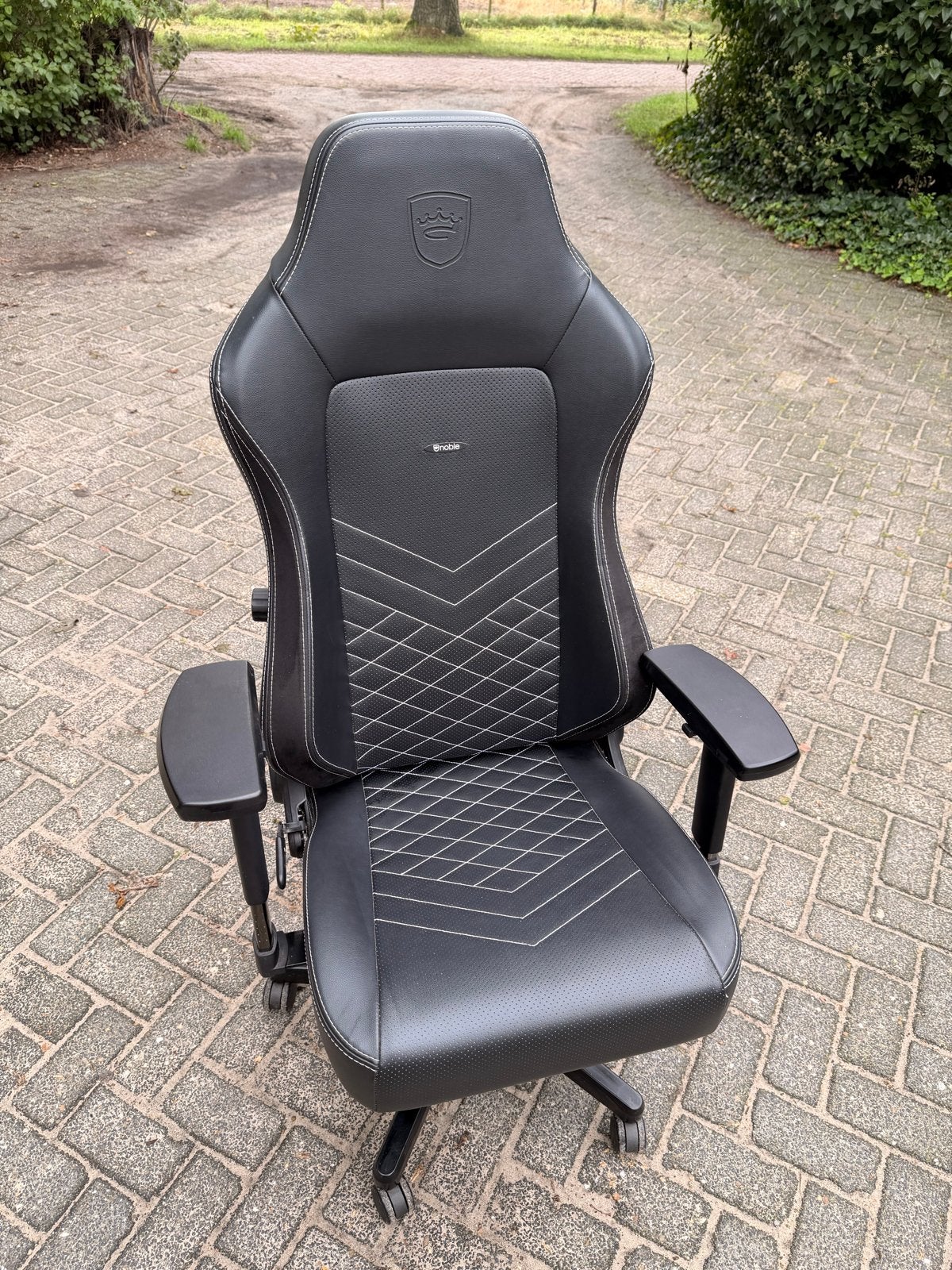 Noblechairs Hero Gaming Stoel - Zwart, Ophalen, Pro Gamersware GmbH, Zwart, Onbekend