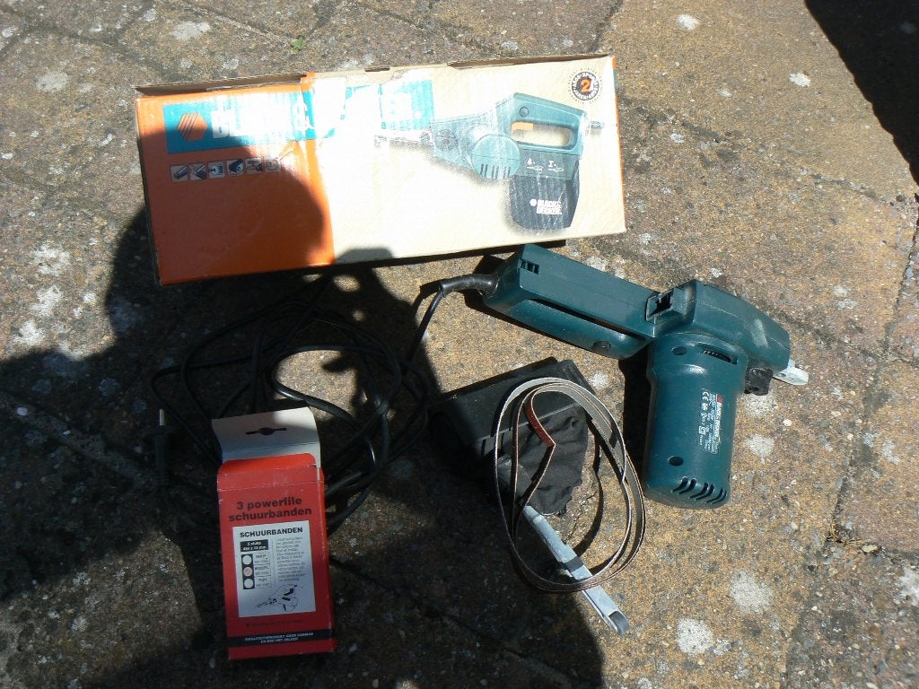Black en Decker smal schuurband machine, Ophalen, Nieuw