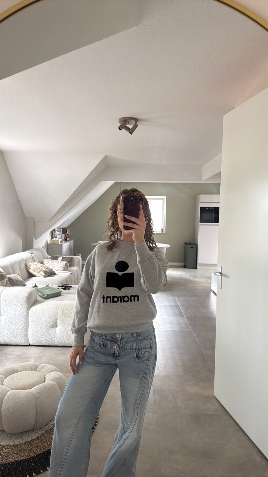 Isabel Marant trui, Kleding | Dames, Ophalen of Verzenden, Zo goed als nieuw, Maat 34 (XS) of kleiner, Grijs