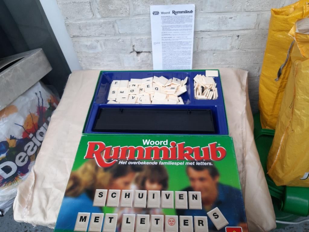Rummikub woord, compleet en in zeer nette staat!, Ophalen, Goliath, Zo goed als nieuw, Een of twee spelers