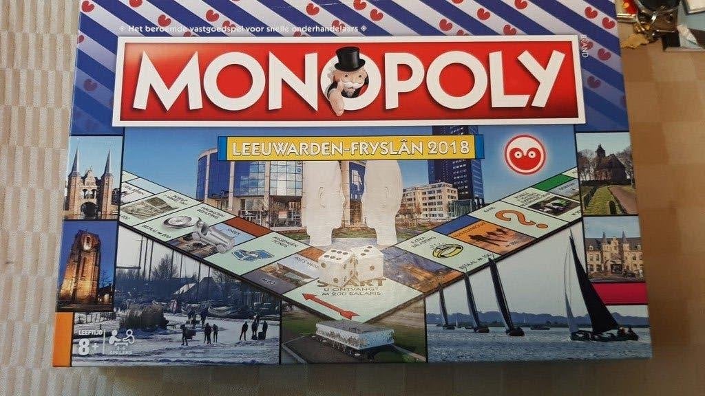 bordspel nieuw Monopoly Leeuwarden - Fryslan Monopolie, Vijf spelers of meer, Ophalen of Verzenden, Nieuw, Monopoly