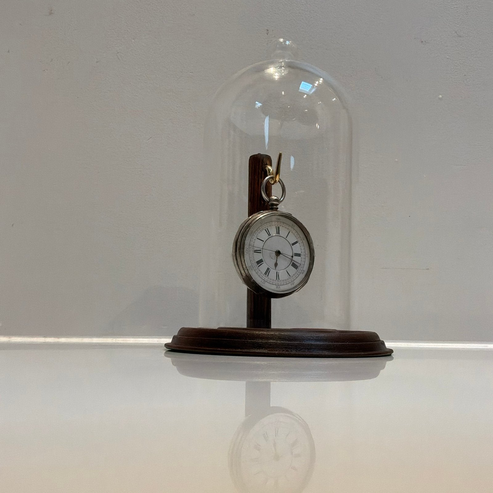 ‘Porte Montre’ compleet met stolp, Antiek en Kunst, Ophalen of Verzenden