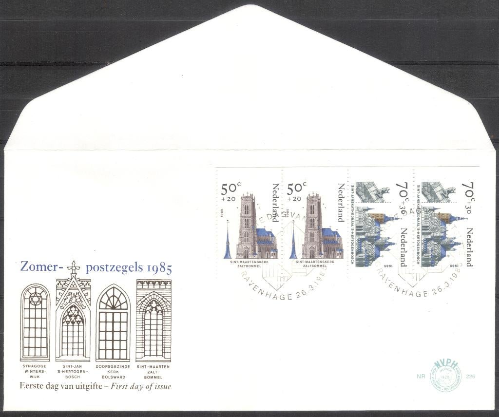 E226a - zomer 1985 - kerken - boekje, Verzenden, Onbeschreven, Nederland