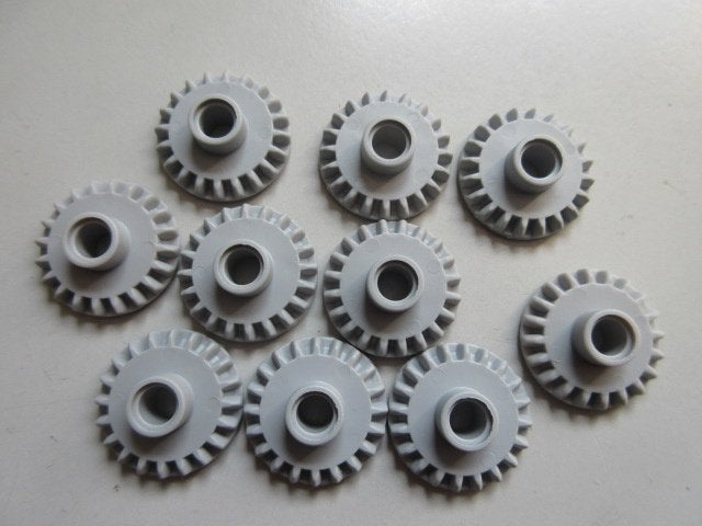nr. 9865, 10 Technic tandwielen, 87407, z20, Ophalen of Verzenden, Zo goed als nieuw, Complete set, Lego