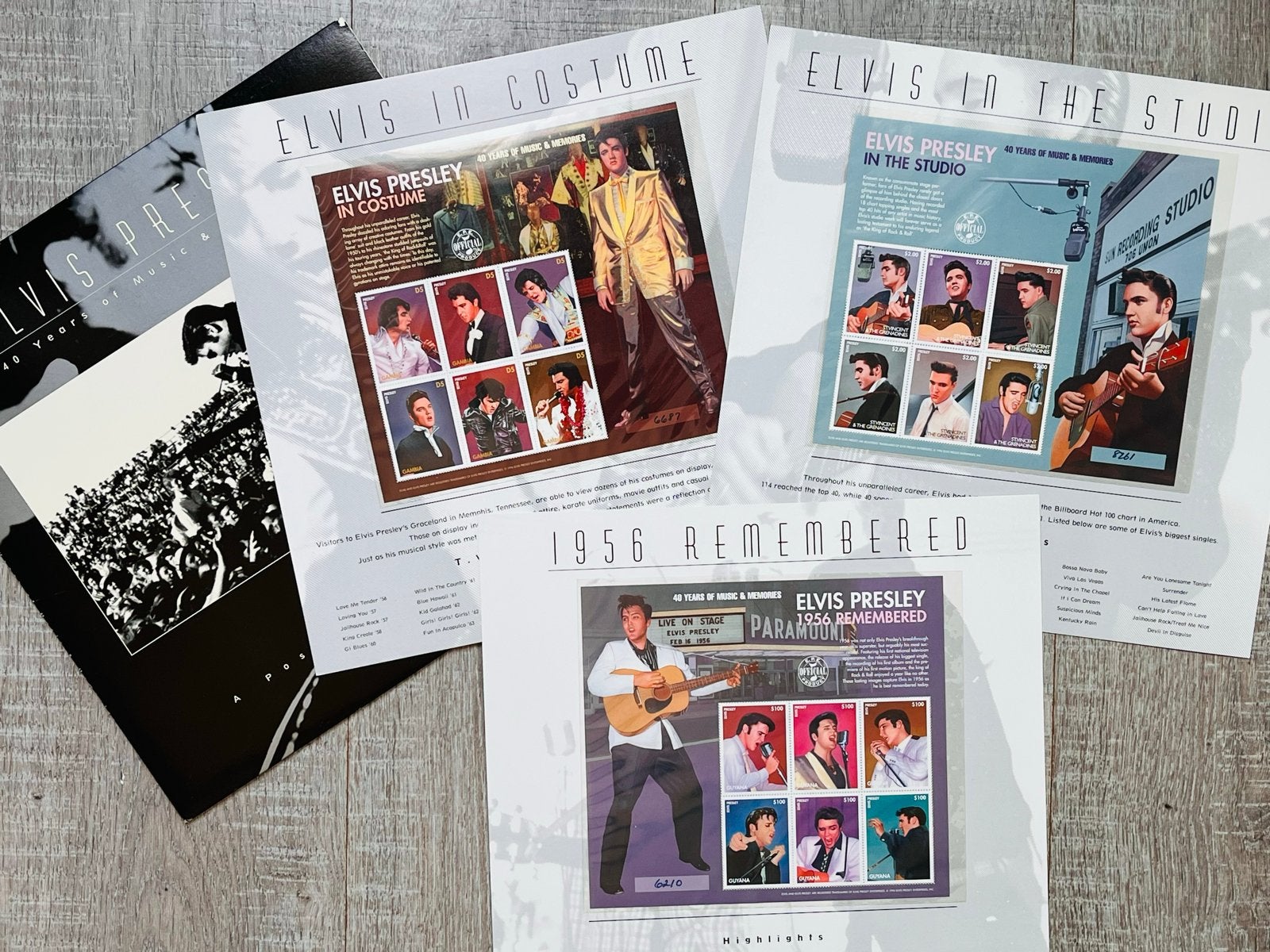 Elvis Presley: 40 Years of Music & Memories - Postzegels, Ophalen, Zo goed als nieuw, Overige typen