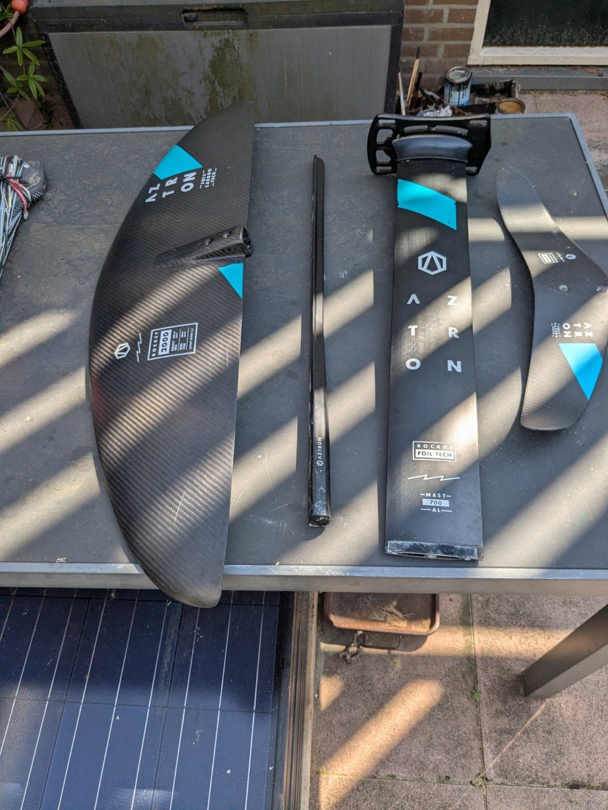 Aztron rocket 2000 foil set  (front wing beschadigd), Ophalen, Gebruikt, Wingsurf-hydrofoil