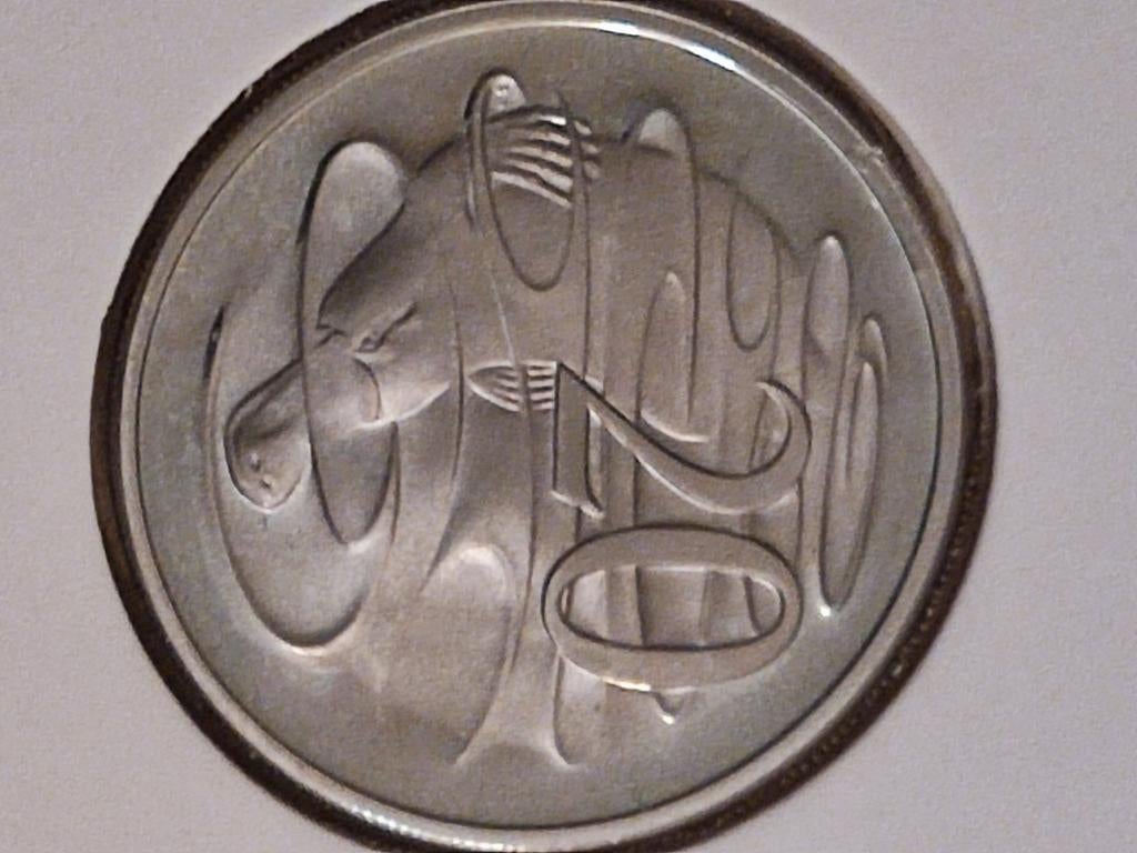 Australische 20 Cent munt 1980 - Elizabeth II, Postzegels en Munten, Munten | Oceanië, Losse munt, Ophalen of Verzenden